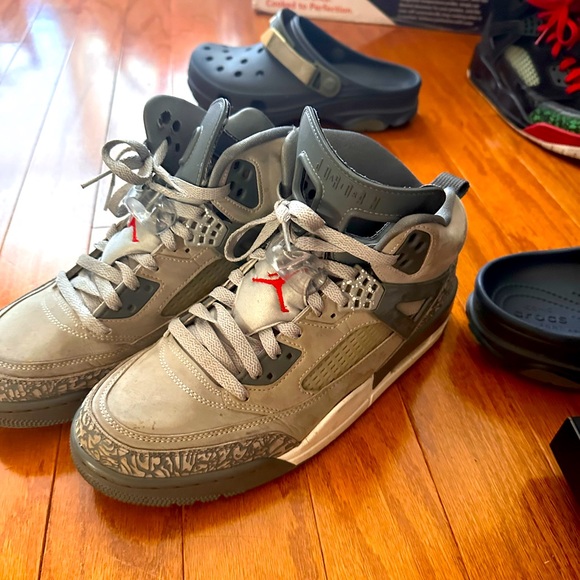 Jordan Spizike BG 'Wolf Grey' 9.5 - Picture 1 of 2